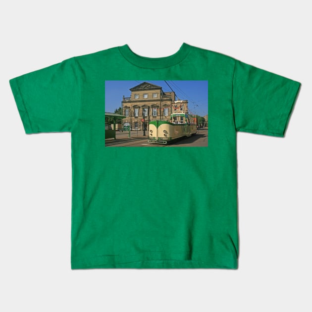 Blackpool Boat Tram, Crich, September 2021 Kids T-Shirt by RedHillDigital